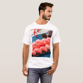 Tuna Parade – Red Gradient T-shirt (Voorkant volledig)