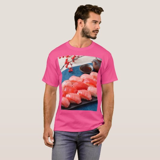 Tuna Parade – Red Gradient T-shirt (Voorkant volledig)