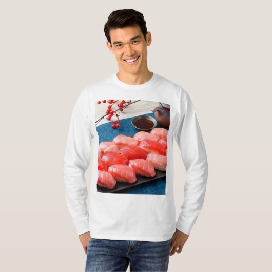 Tuna Parade – Red Gradient T-shirt (Voorkant volledig)