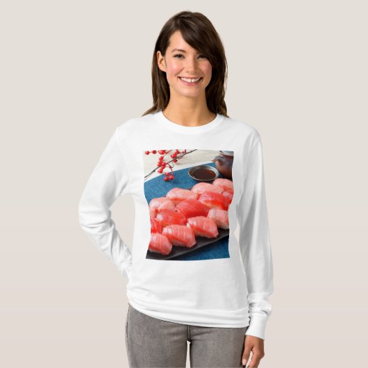 Tuna Parade – Red Gradient T-shirt (Voorkant volledig)