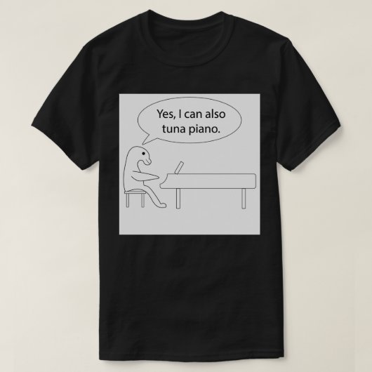 Tuna Piano T-shirt (Design voorkant)