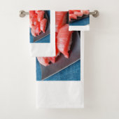 Tuna Symphony - Sushi Art Towel Bad Handdoek (Insitu)