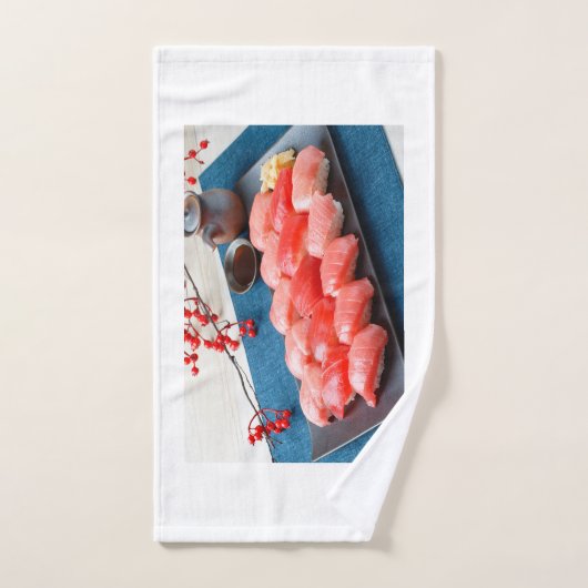 Tuna Symphony - Sushi Art Towel Bad Handdoek (Handdoek)