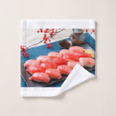 Tuna Symphony - Sushi Art Towel Bad Handdoek (Wasdoekje)