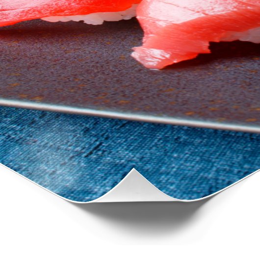 Tuna Symphony - Tuna Sushi Feast Perfect Poster (Hoek)