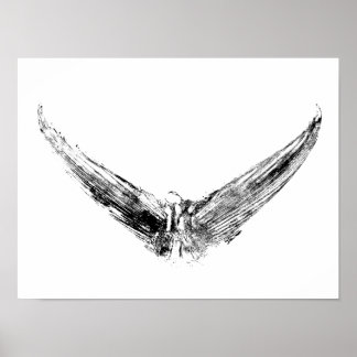 Tuna Tail Impression Art Poster