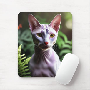 Tuna The Hairless Sphynx Cat, Mousepad Muismat