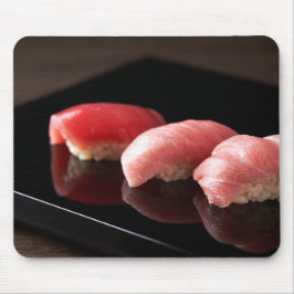 Tuna Trio Elegance – Zen Sushi Mouse Pad Muismat