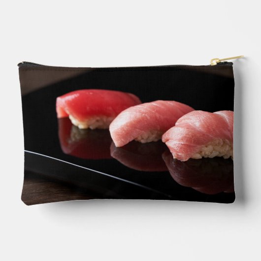 Tuna Trio Sushi Pouch – Elegant Minimal Style Etui (Achterkant)