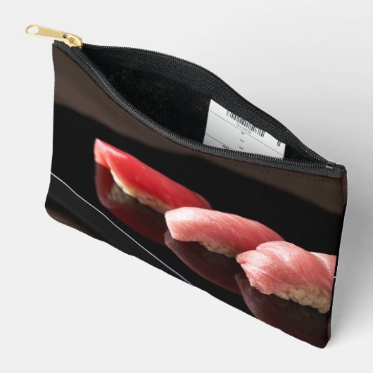 Tuna Trio Sushi Pouch – Elegant Minimal Style Etui (Open)