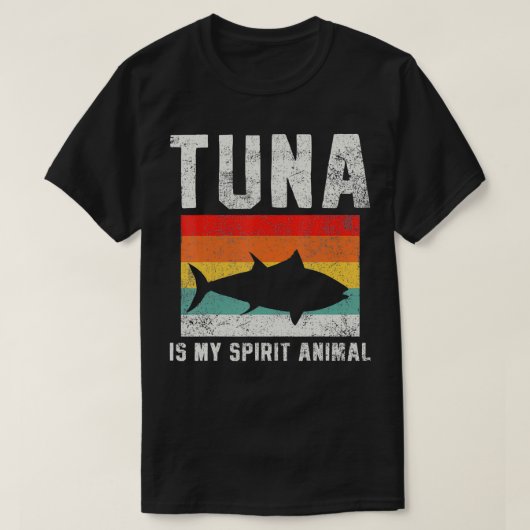 Tuna Vist Retro  T-shirt (Design voorkant)