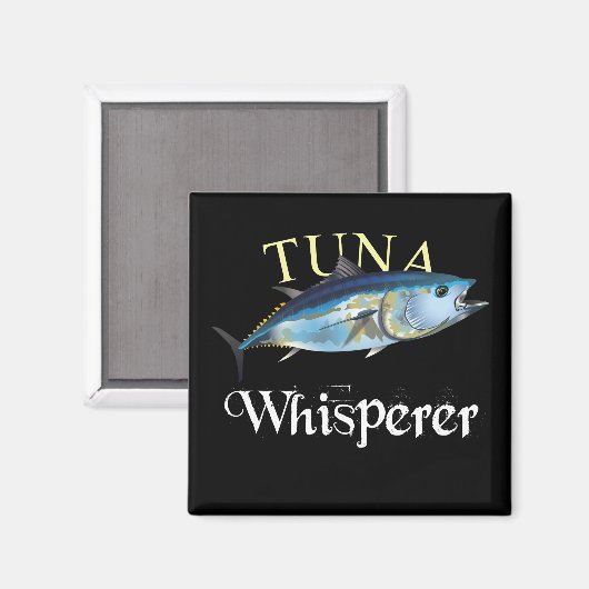 Tuna Whisperer Dark gekleurd Magneet (Voorkant / Achterkant)