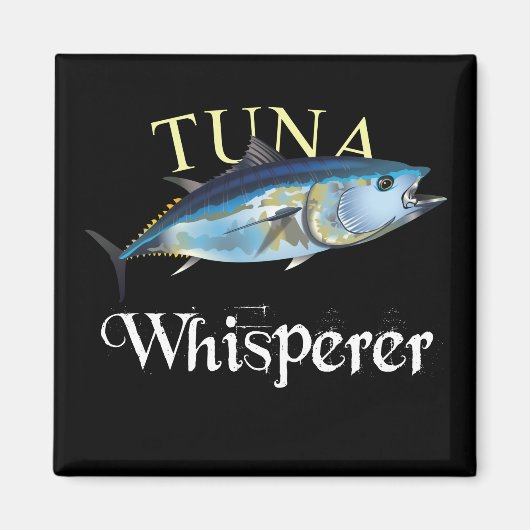 Tuna Whisperer Dark gekleurd Magneet (Voorkant)