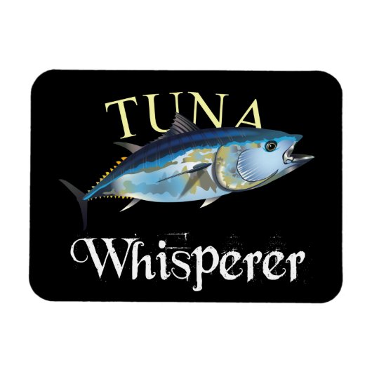 Tuna Whisperer Dark gekleurd Magneet (Horizontaal)