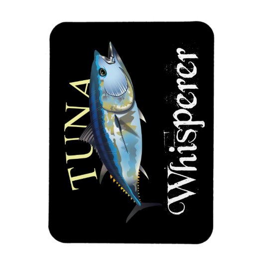 Tuna Whisperer Dark gekleurd Magneet (Verticaal)