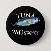 Tuna Whisperer Dark gekleurd Ronde Button 7,6 Cm (Voorkant)
