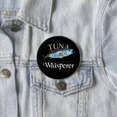 Tuna Whisperer Dark gekleurd Ronde Button 7,6 Cm (In situ)