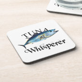 Tuna Whisperer Light gekleurd Bier Onderzetter (Linkerzijde)
