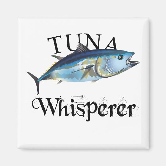 Tuna Whisperer Light gekleurd Magneet (Voorkant)