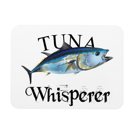 Tuna Whisperer Light gekleurd Magneet (Horizontaal)