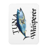 Tuna Whisperer Light gekleurd Magneet (Verticaal)