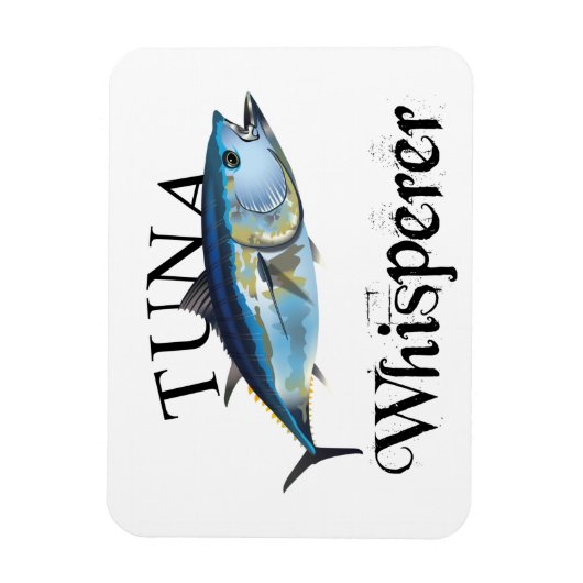 Tuna Whisperer Light gekleurd Magneet (Verticaal)
