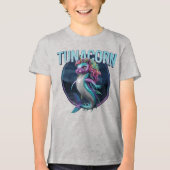 Tunacorn fotografisch combo-wezen grappig Tri-Blend shirt (Voorkant)