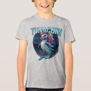 Tunacorn fotografisch combo-wezen grappig Tri-Blend shirt