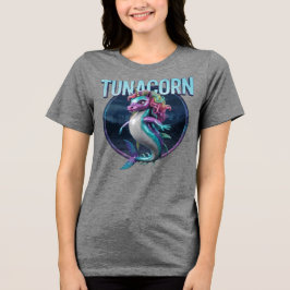 Tunacorn fotografisch combo-wezen grappig Tri-Blend shirt