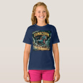 Tunacorn Illustration Combo Creature Funny T-shirt (Voorkant volledig)