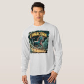 Tunacorn Illustration Combo Creature Funny T-shirt (Voorkant volledig)