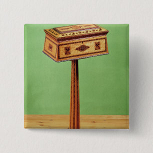 Tunbridge-theepoly Vierkante Button 5,1 Cm