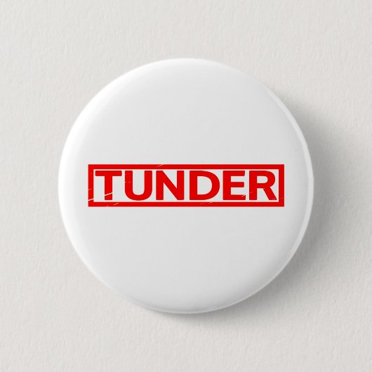 Tunder Stamp Ronde Button 5,7 Cm (Voorkant)