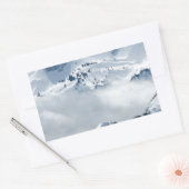 Tundra Rechthoekige Sticker (Envelop)