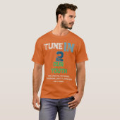 Tune in, maak hiphop geweldig T-shirt (Voorkant volledig)