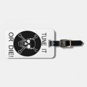 Tune it or Die Circle Skull Baggage Label Bagagelabel (Voorkant horizontaal)