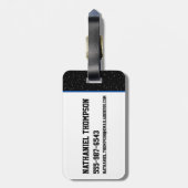 TUNE SQUAD™ & Monstars SPACE JAM™ Logo Bagagelabel (Achterkant verticaal)