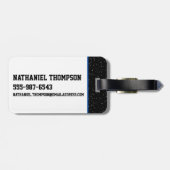 TUNE SQUAD™ & Monstars SPACE JAM™ Logo Bagagelabel (Achterkant horizontaal)