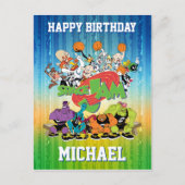 TUNE SQUAD™ versus Monsterren Uitnodiging Briefkaart (Voorkant)