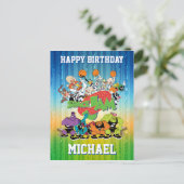 TUNE SQUAD™ versus Monsterren Uitnodiging Briefkaart (Staand voorkant)