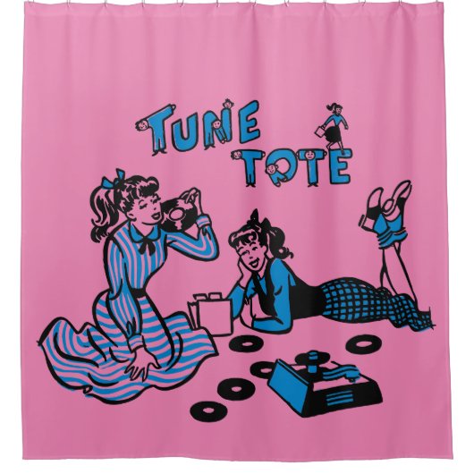 Tune Tote douchegordijn (Voorkant)