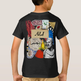 Tunees Collage Sticker Ontwerp | Tunesische Cultuu T-shirt