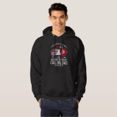 Tunees papa Tunesië Vaderdag Papa Tunesische Ameri Hoodie (Voorkant volledig)