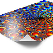 Tunel - Fractal Art Foto Afdruk (Hoek)