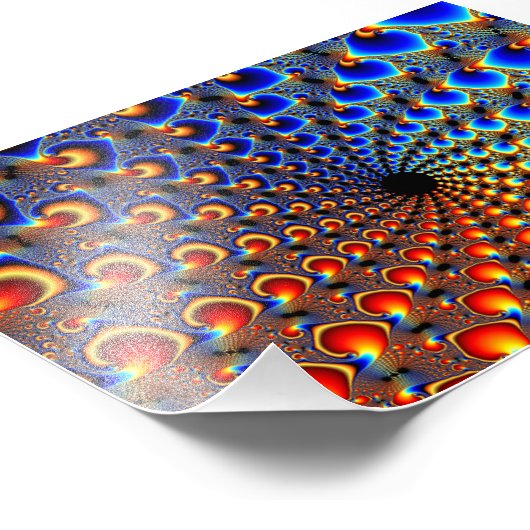 Tunel - Fractal Art Foto Afdruk (Hoek)