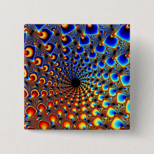 Tunel Vierkante Button 5,1 Cm