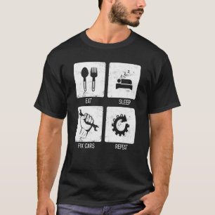 Tuner Auto Reparatie Mechanicien Gereedschap Tunin T-shirt