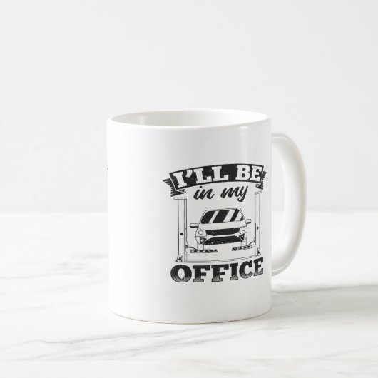 Tuner Car Lover Gift – Mechanisch gereedschap & Tu Koffiemok (Voorkant rechts)