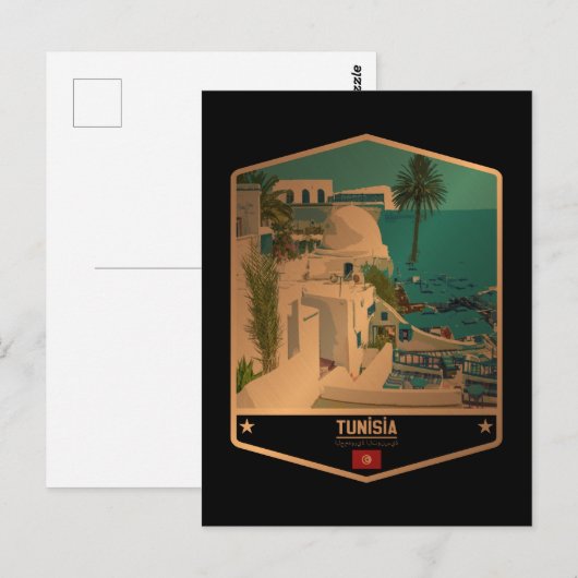 Tunesië Briefkaart (Voorkant / Achterkant)