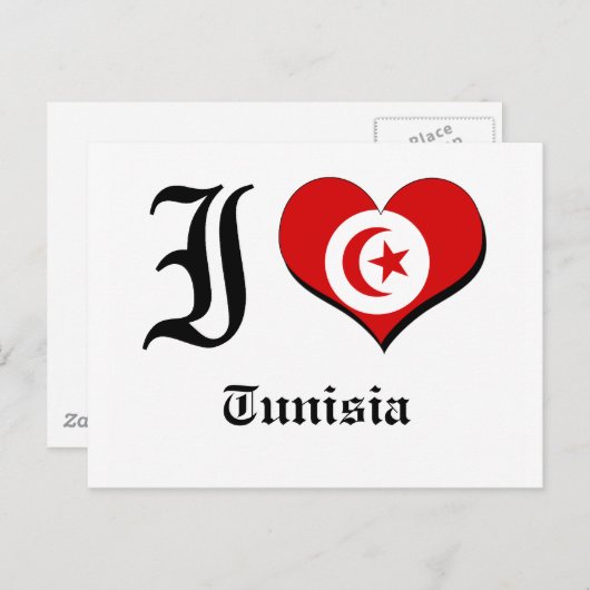 Tunesië Briefkaart (Voorkant / Achterkant)